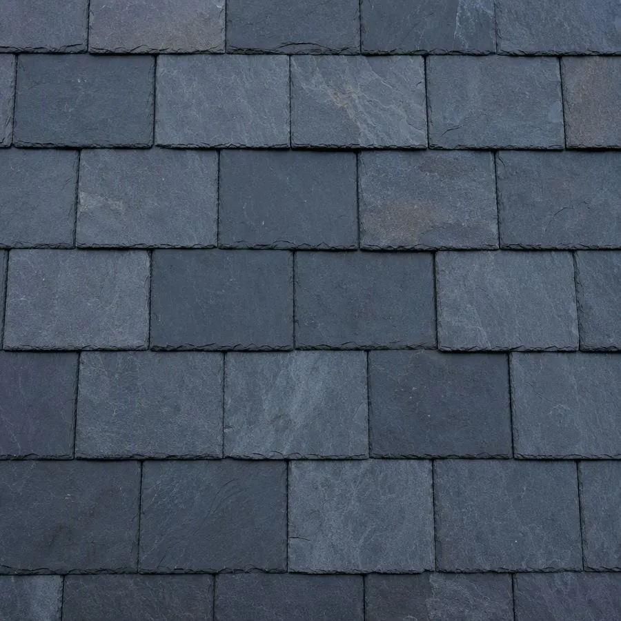 Natural slate roof tiles