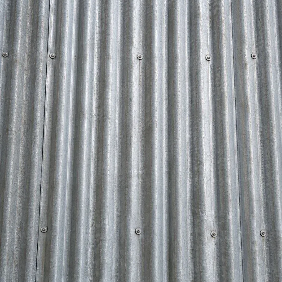 Corrugated zinc roof sheeting
